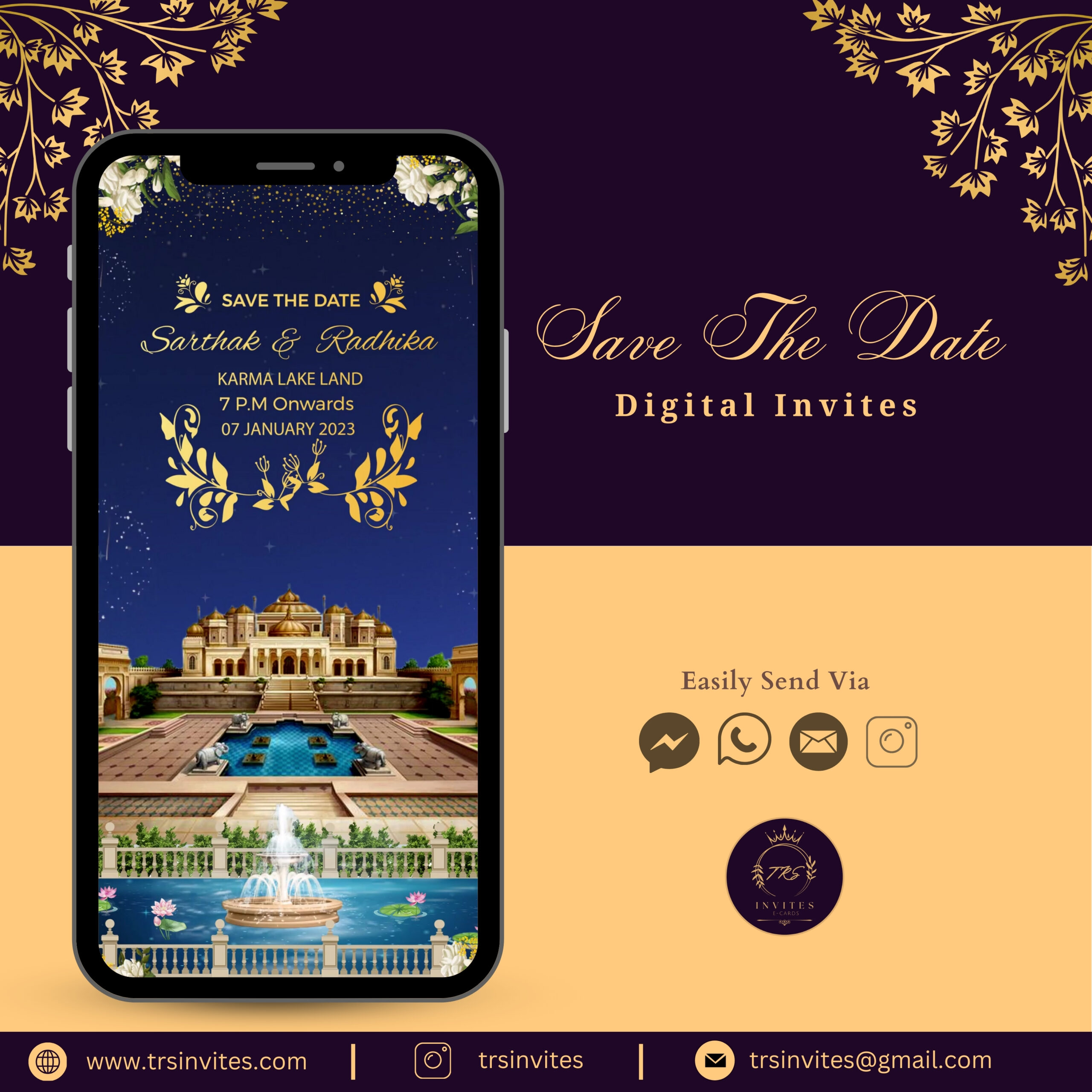 Digital Wedding Invitation